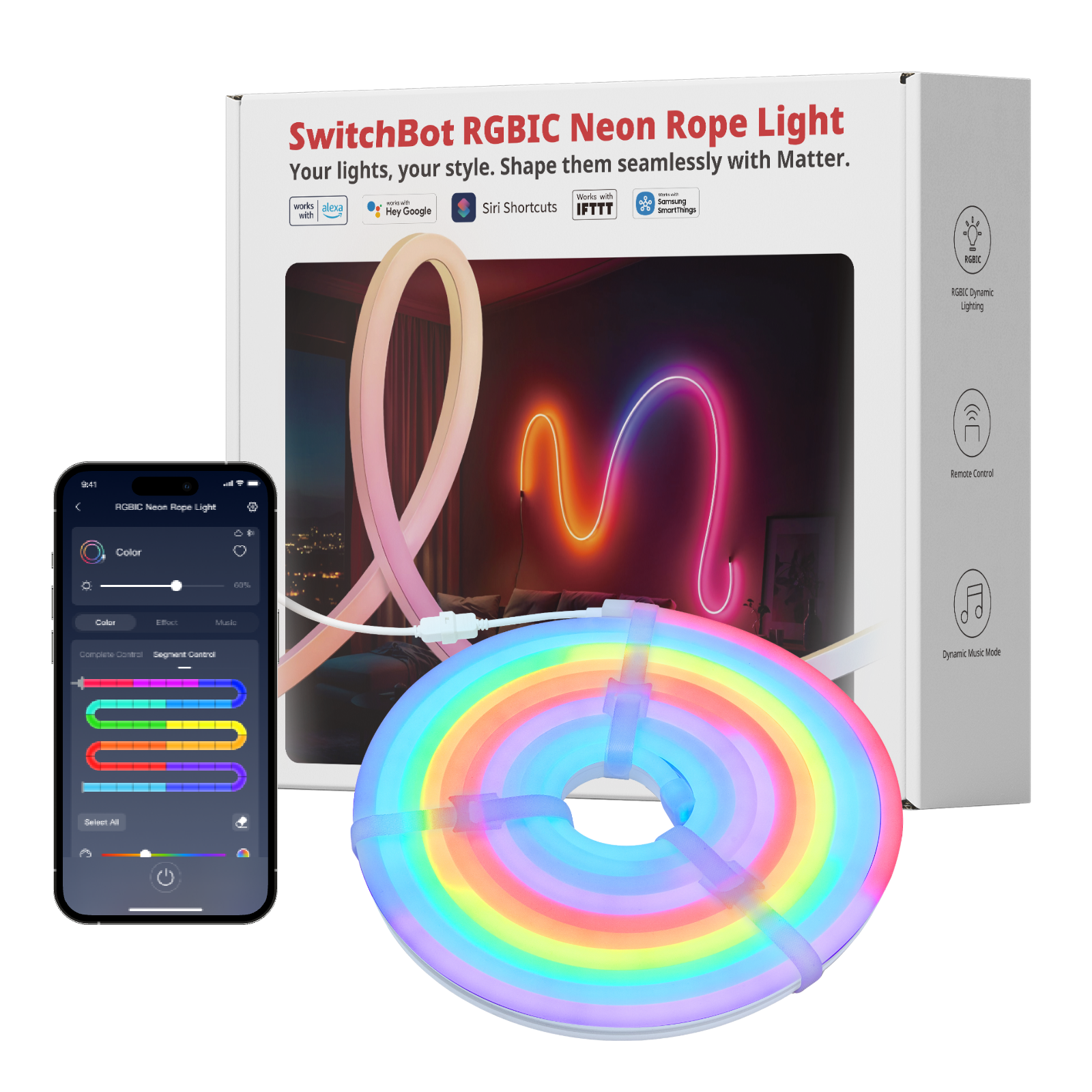 Loofae RGBIC Neon Rope Light