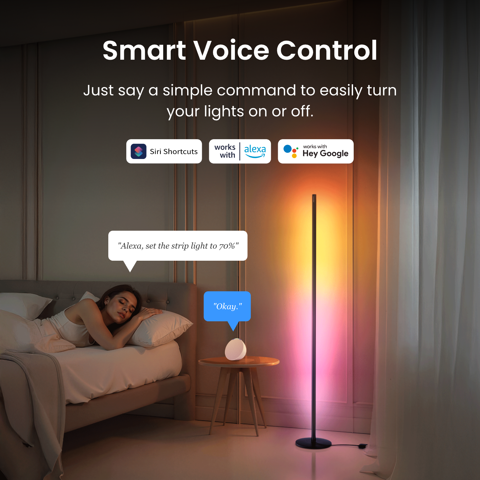 Loofae RGBICWW Floor Lamp