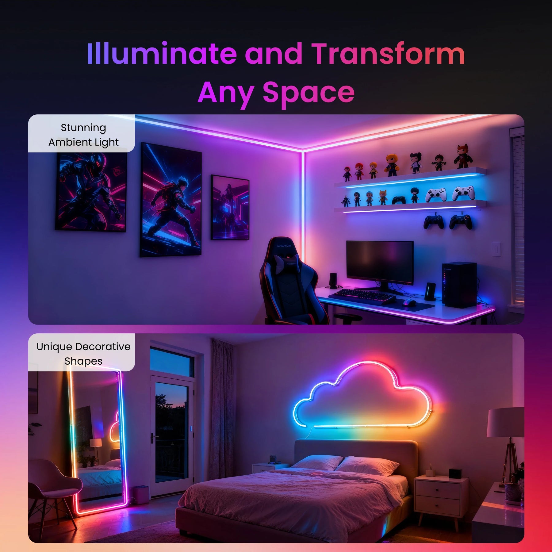Loofae RGBIC Neon Rope Light