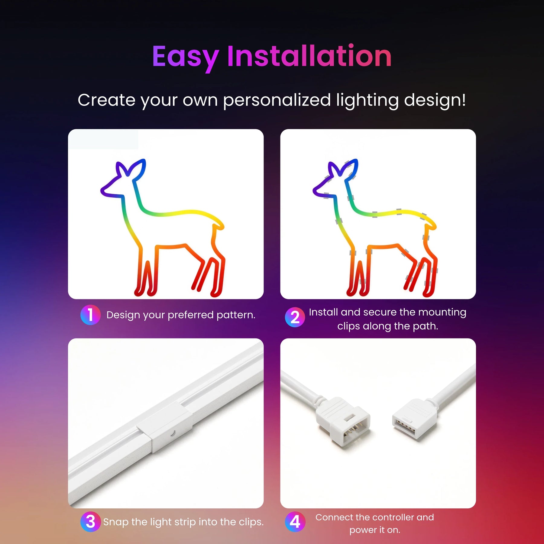 Loofae RGBIC Neon Rope Light