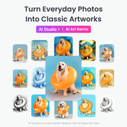 Loofae AI Art Frame Combo