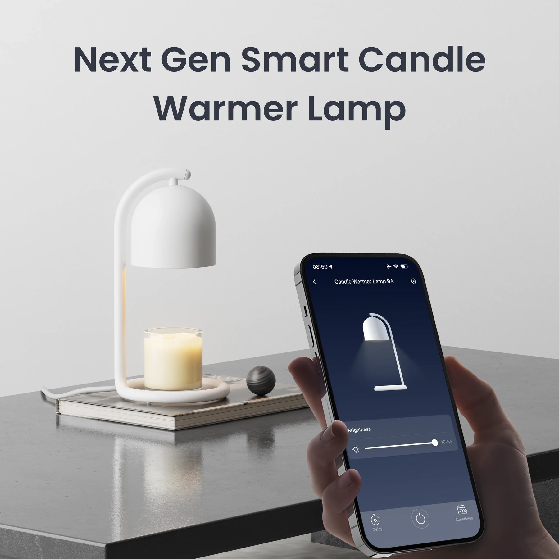 Loofae Candle Warmer Lamp