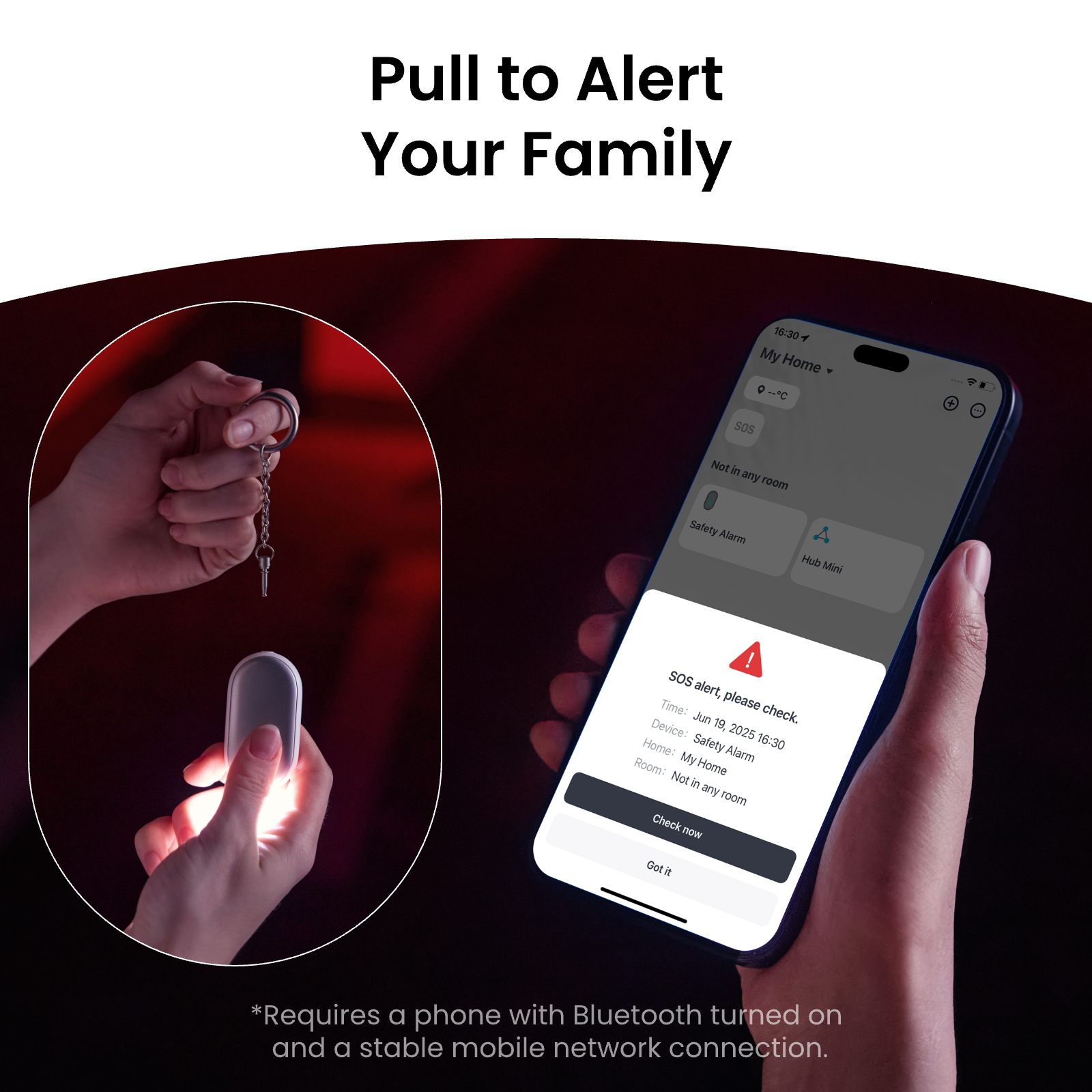 Loofae Safety Alarm